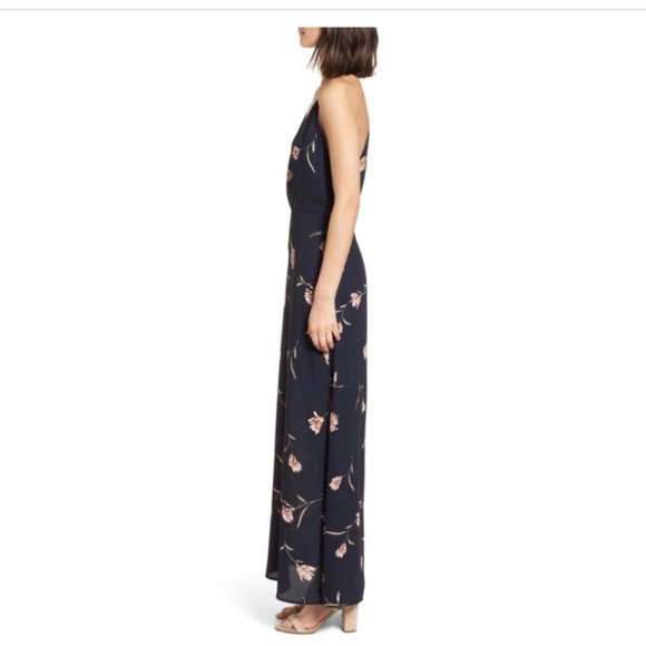 Lush | Navy Floral Maxi Dress - Picture 3 of 8